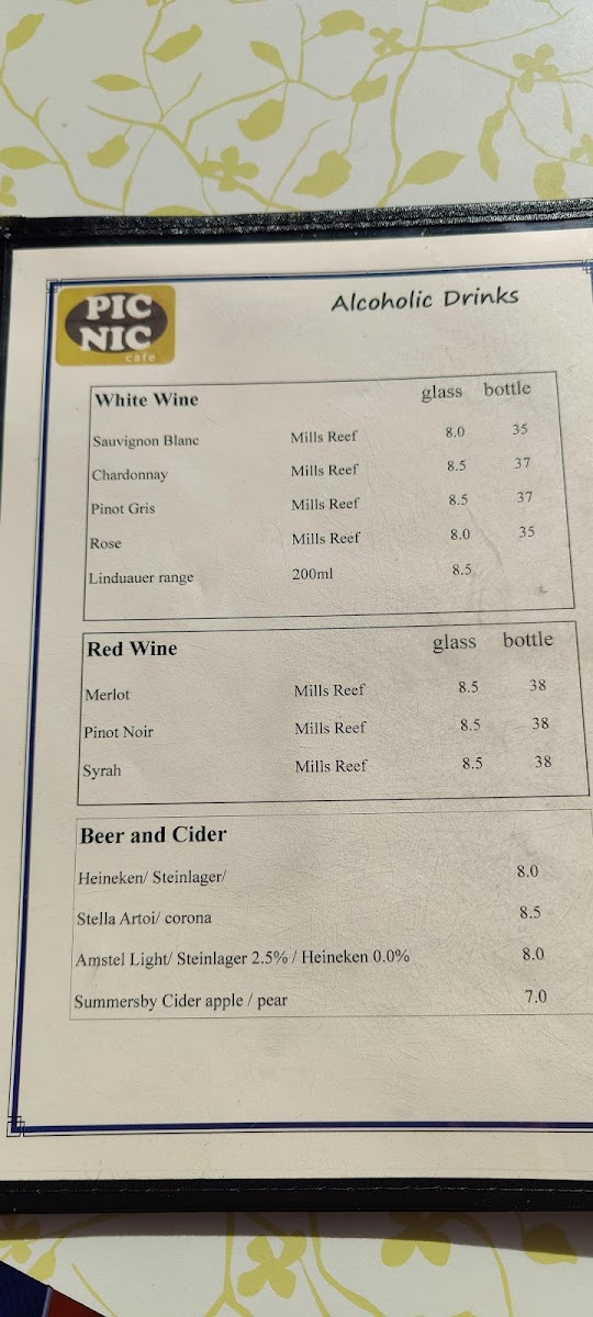 Picnic Cafe Rotorua Photo Menu 2