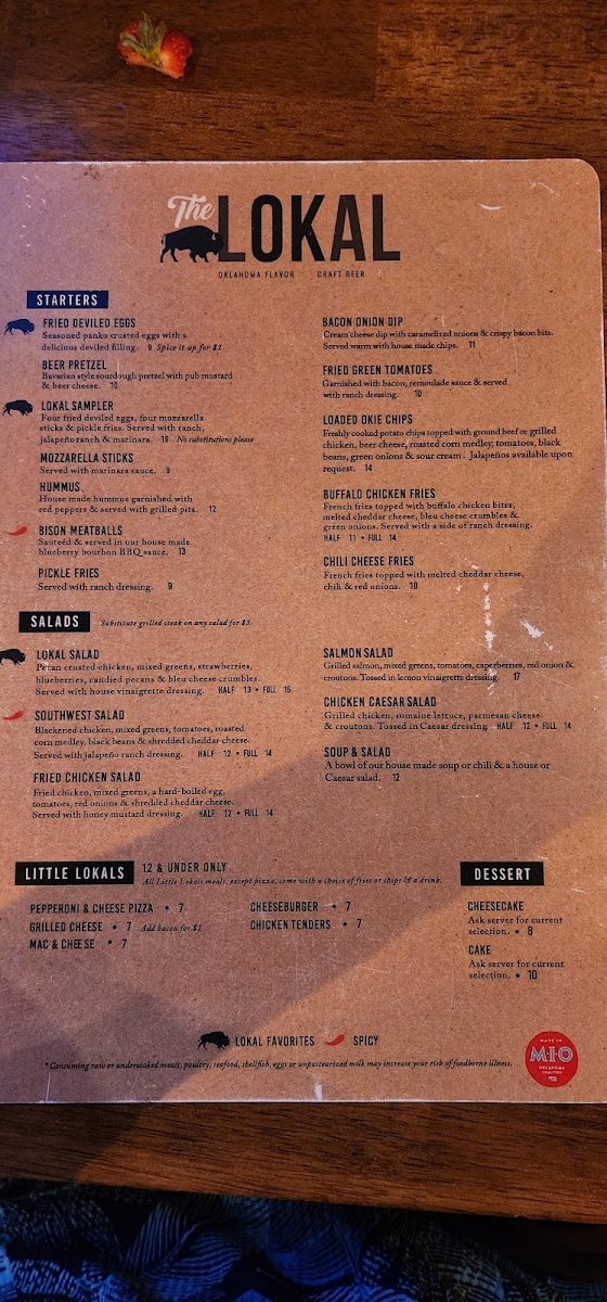 The Lokal Norman Photo Menu 8