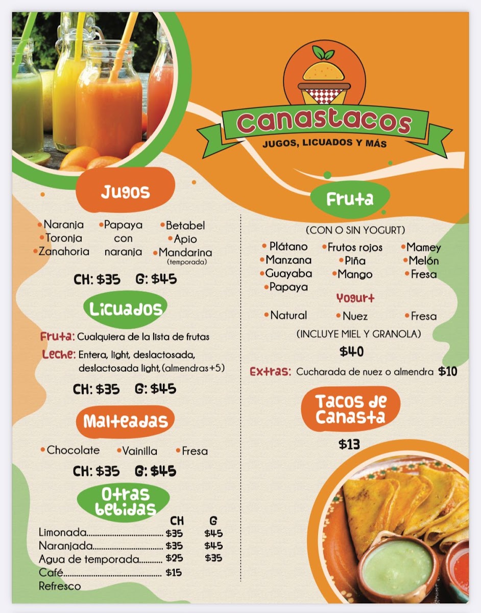 Canastacos Uruapan Photo Menu 1