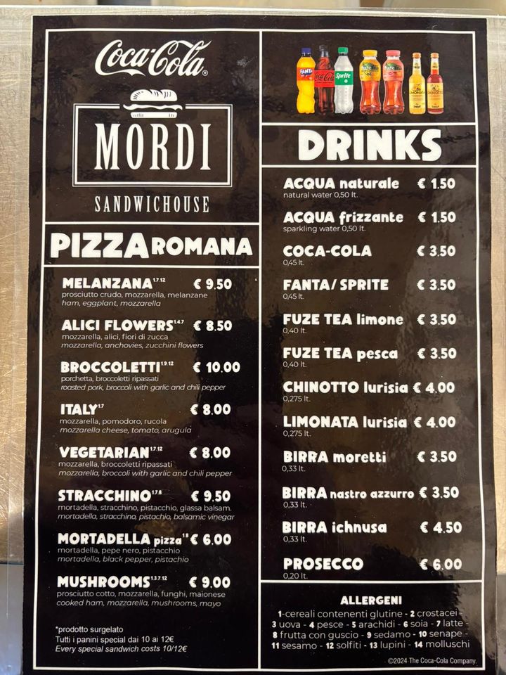 Mordi Sandwichouse® Photo Menu 1