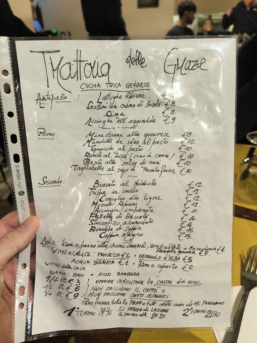 Trattoria delle Grazie Photo Menu 7