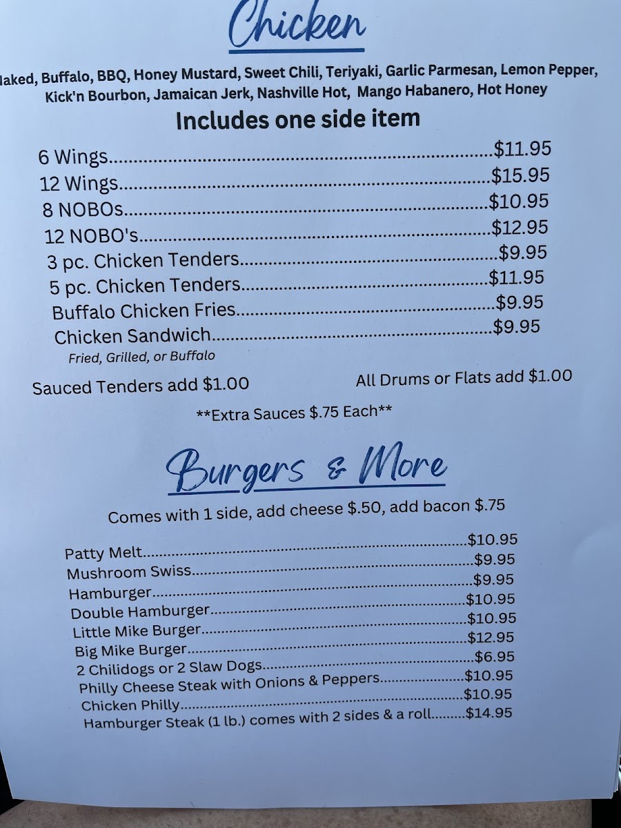 Big Mike's Photo Menu 2