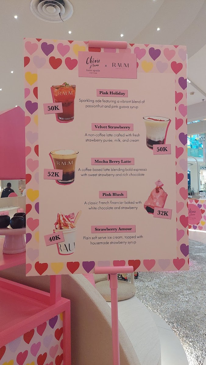 Raum Cream Cafe Gandaria City Photo Menu 8