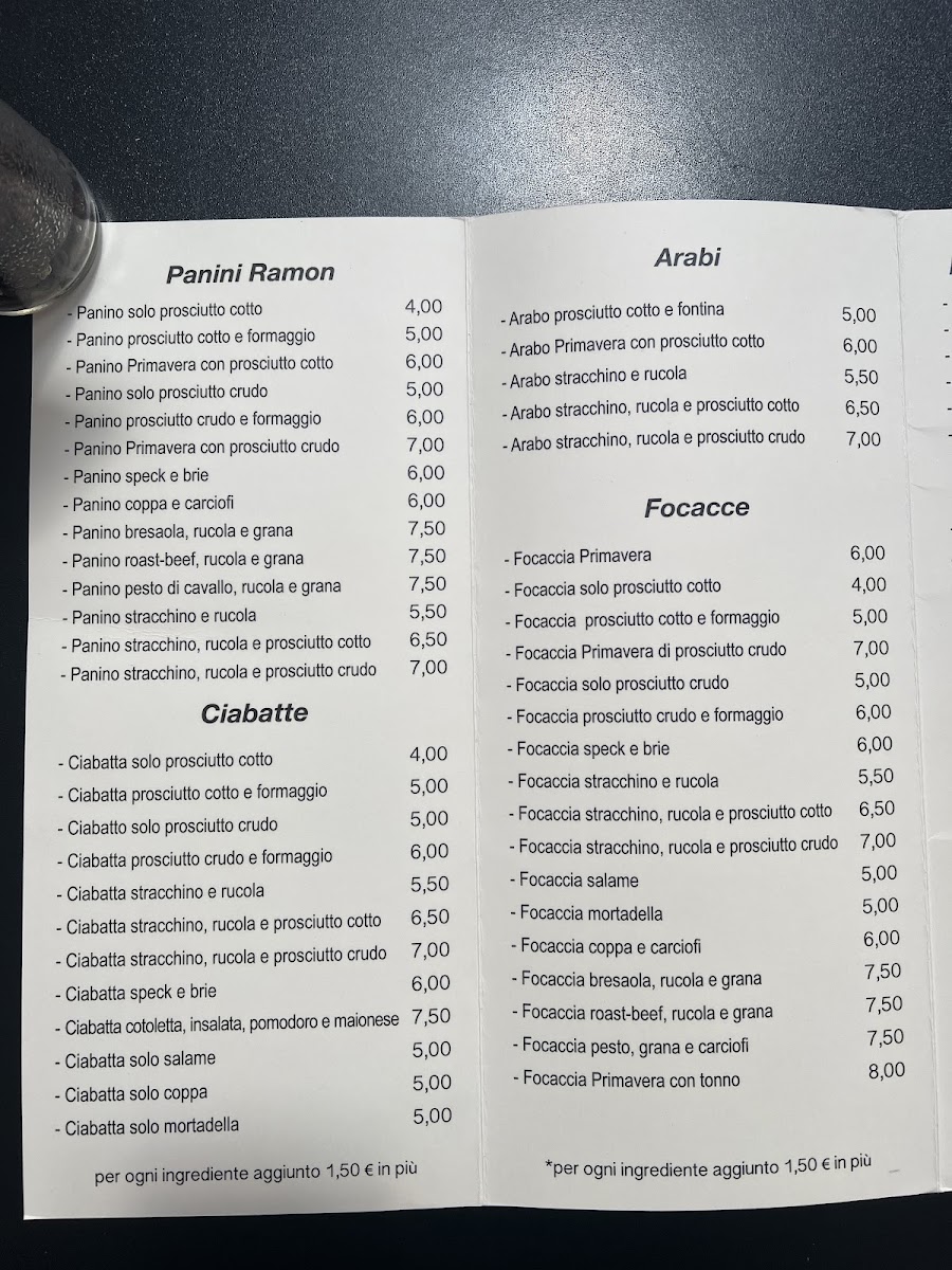 Ramon Cafè Eurosia Photo Menu 1