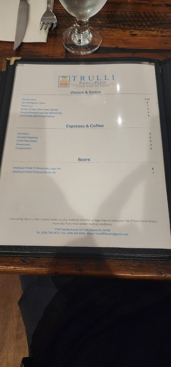 Trulli Pizza & Pasta Photo Menu 8