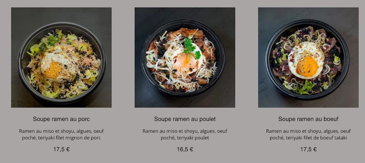 Sushi et Kimchi Photo Menu 6