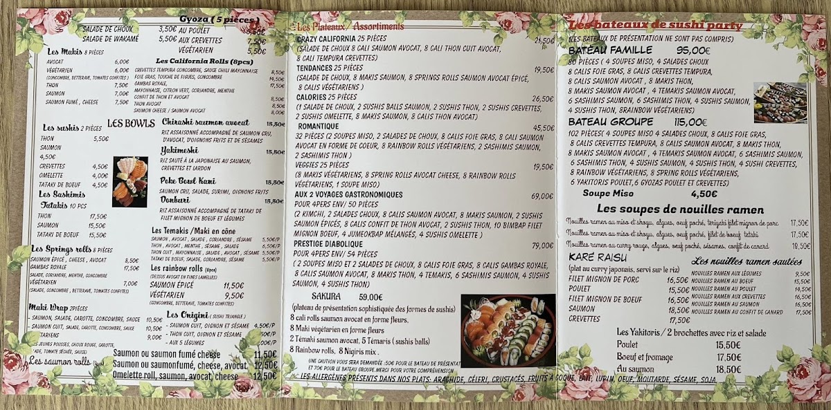 Sushi et Kimchi Photo Menu 8