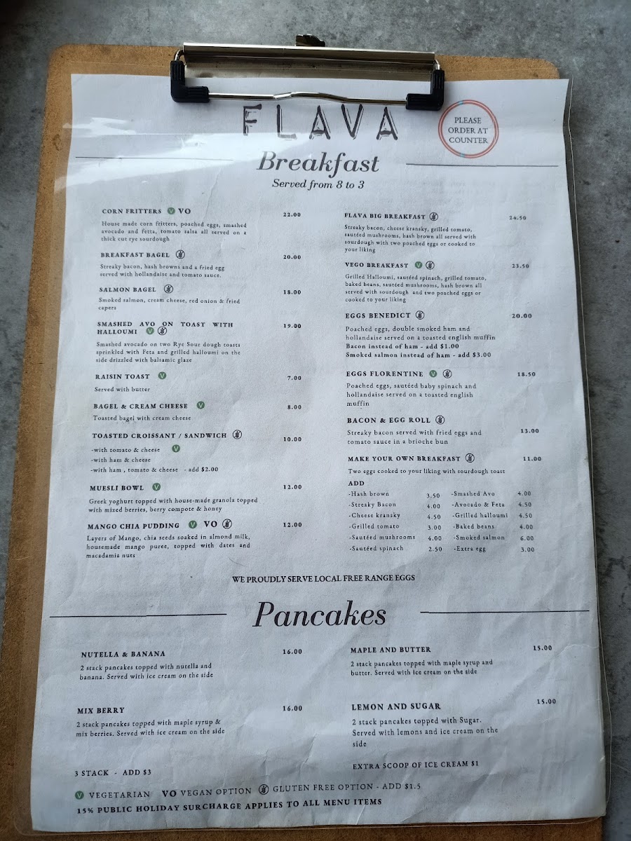 FLAVA Cafe - 'Taste the Vibe' Photo Menu 5