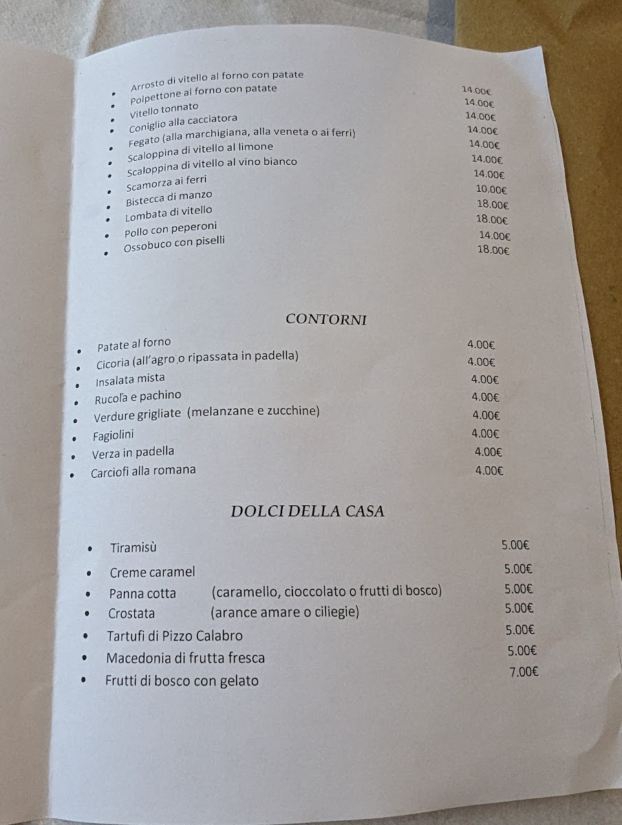 Cantina Cantarini Photo Menu 4