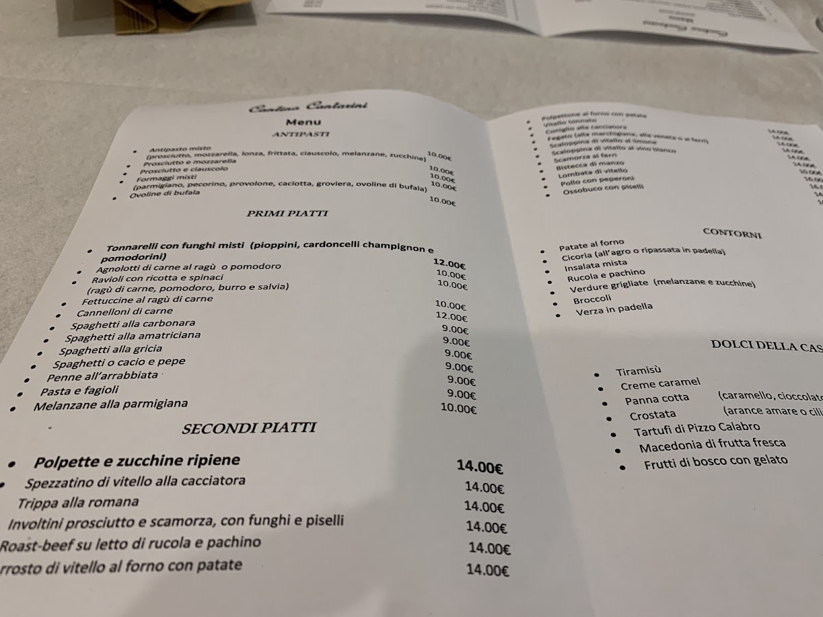 Cantina Cantarini Photo Menu 5