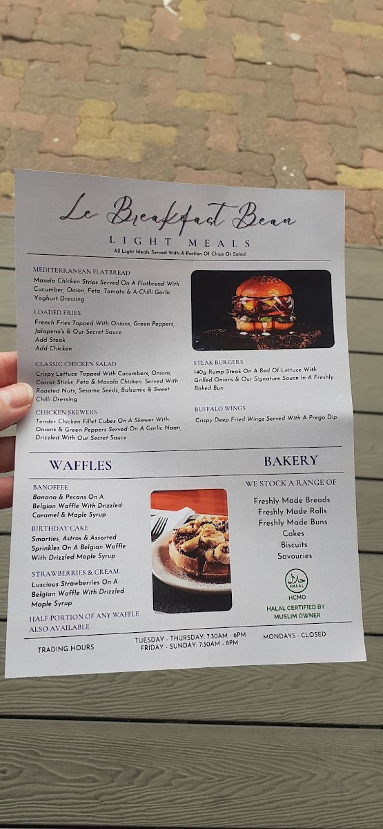 Le Breakfast Bean Photo Menu 4