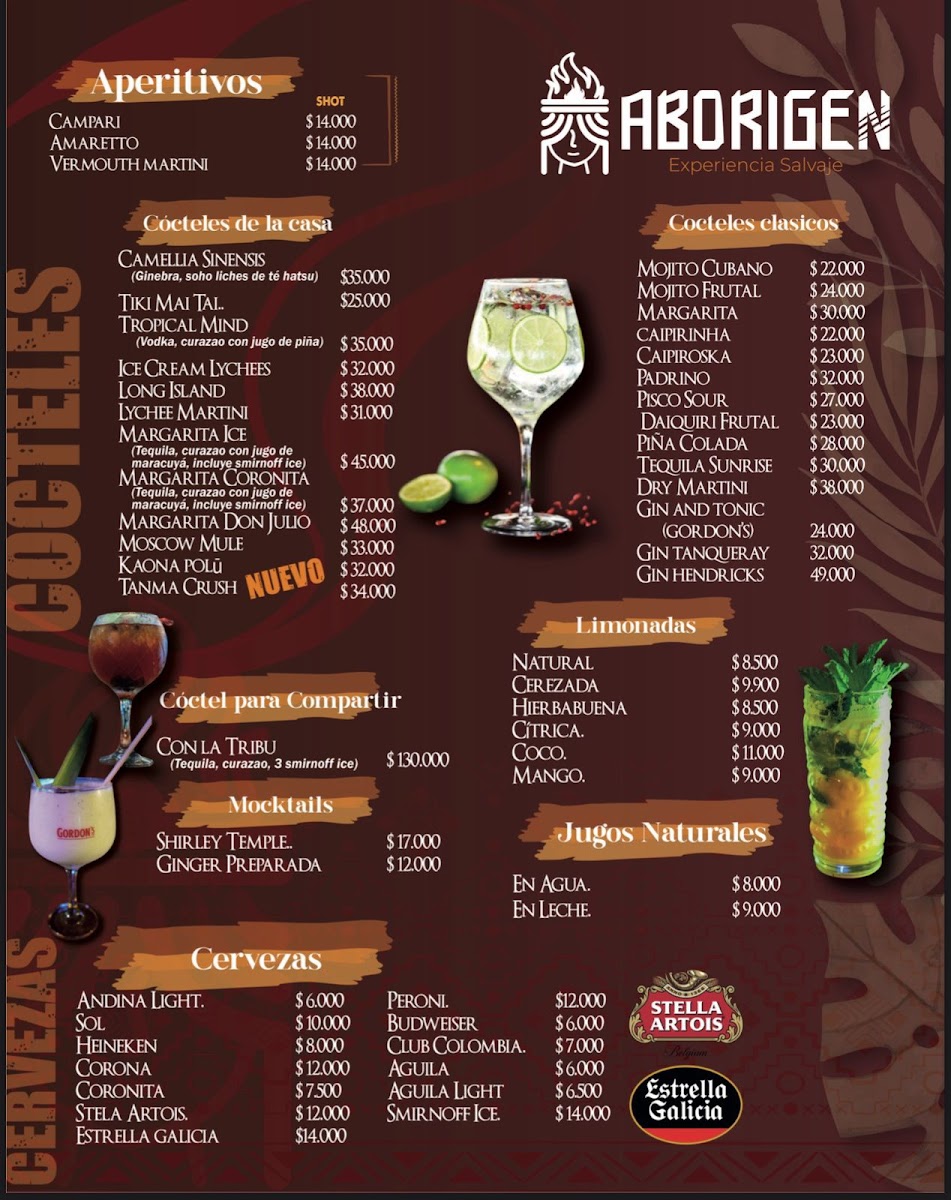 Aborigen Bar y Comida Salvaje Photo Menu 2
