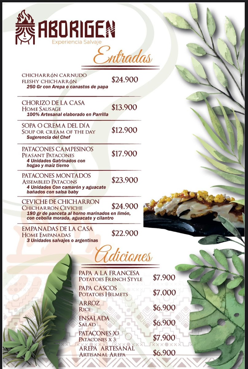 Aborigen Bar y Comida Salvaje Photo Menu 6