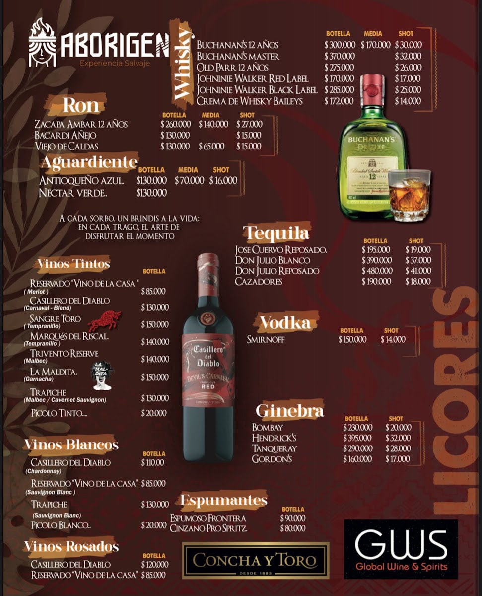 Aborigen Bar y Comida Salvaje Photo Menu 7