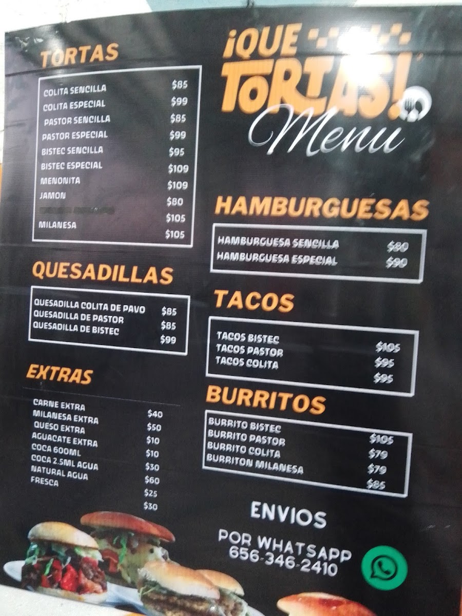 Acá Las Tortas UNITEC Photo Menu 1