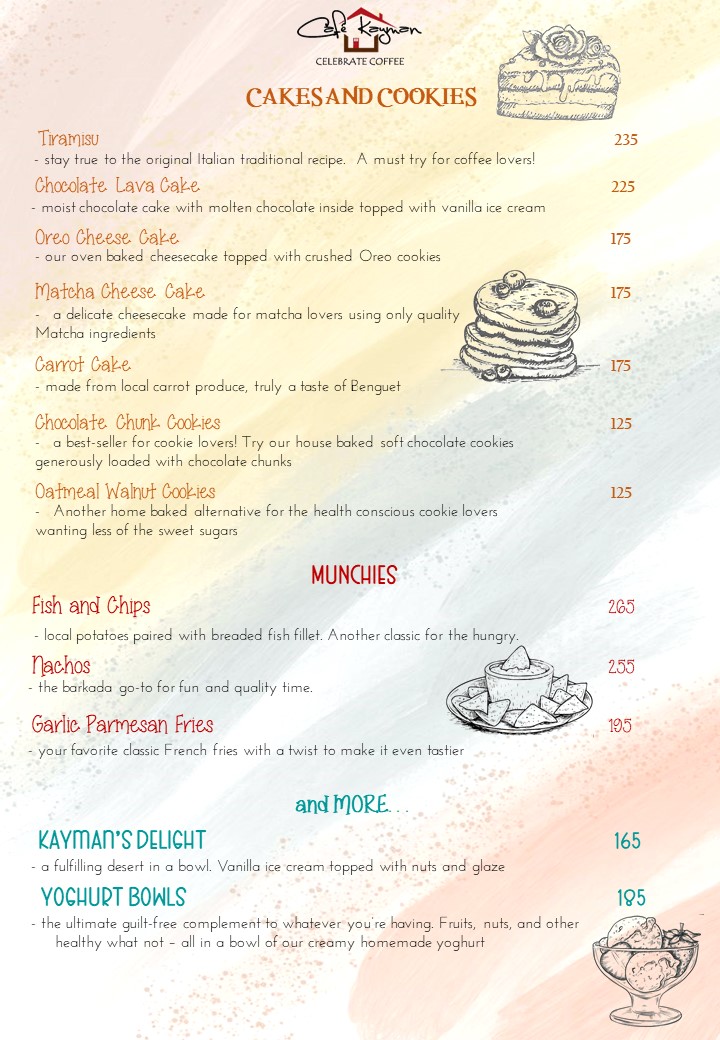 Cafe Kayman Photo Menu 5