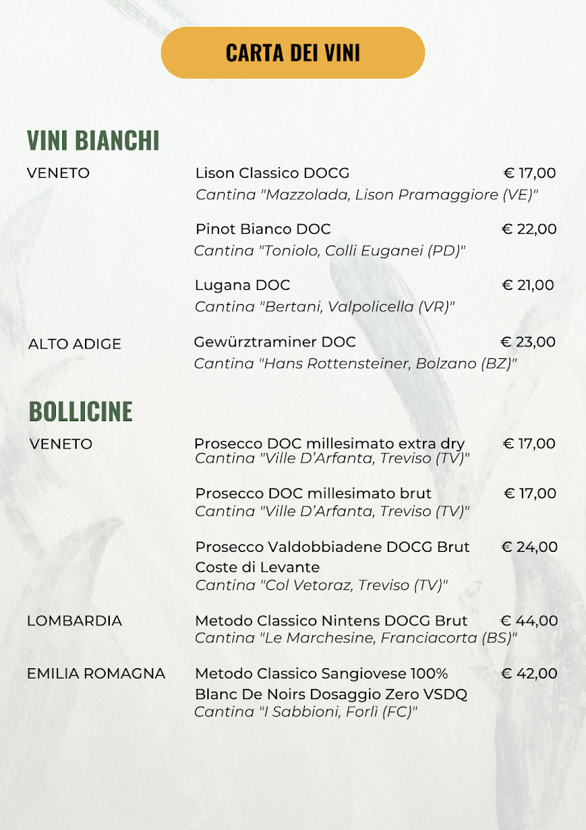Antichi Sapori Dolo Photo Menu 4