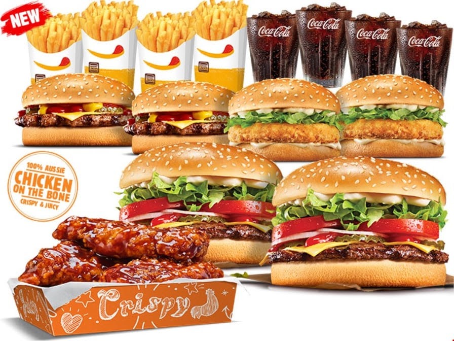 Hungry Jack's Burgers Sylvania Photo Menu 4