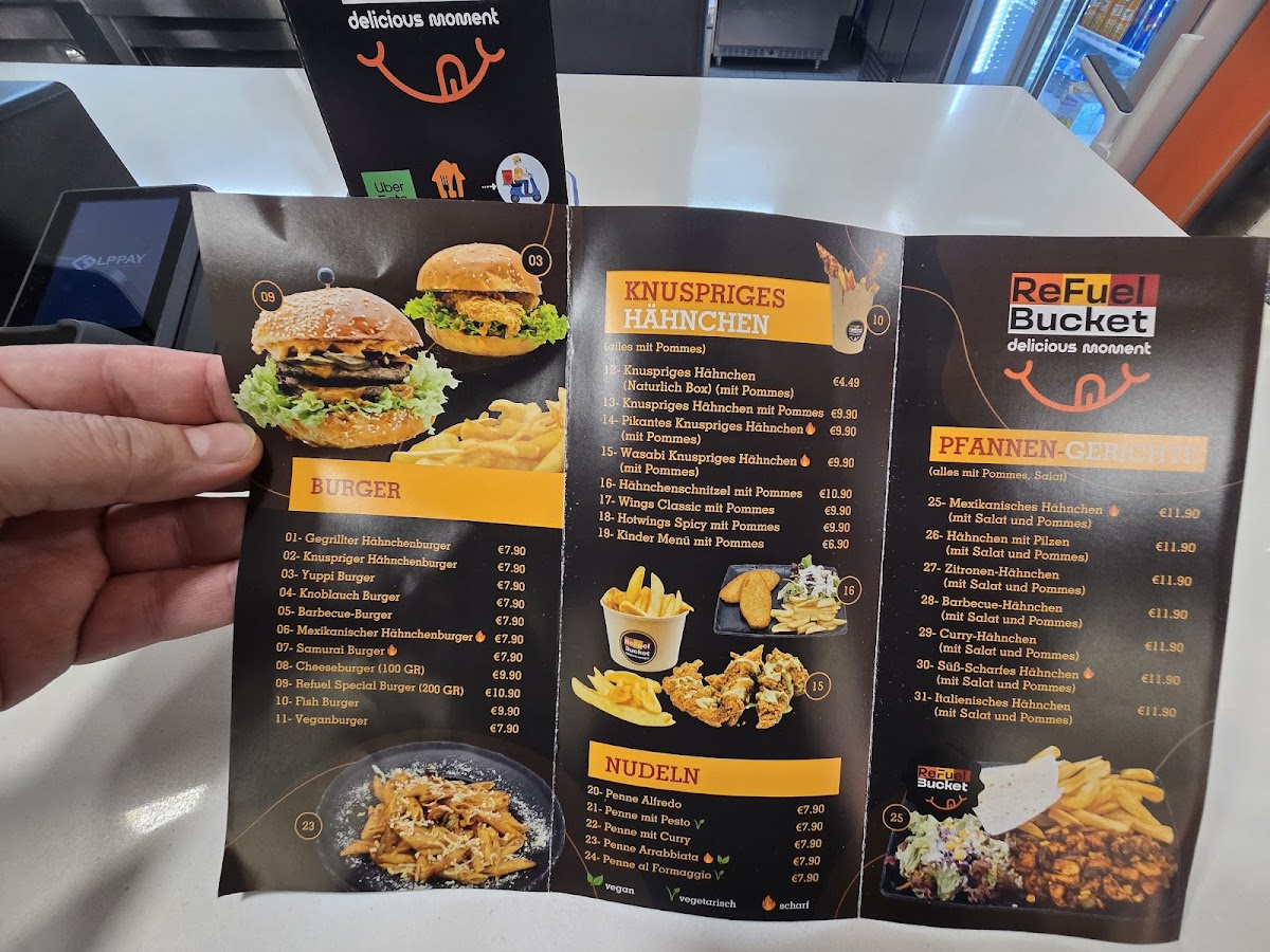 Refuel Bucket Photo Menu 1