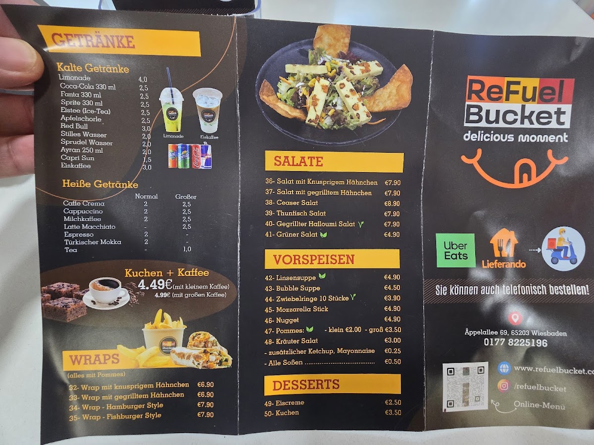 Refuel Bucket Photo Menu 3