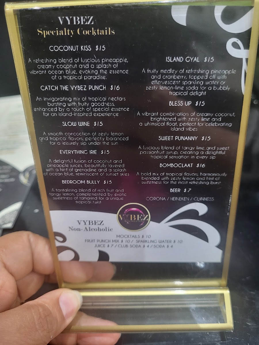 Vybez Restaurant and Lounge Photo Menu 3