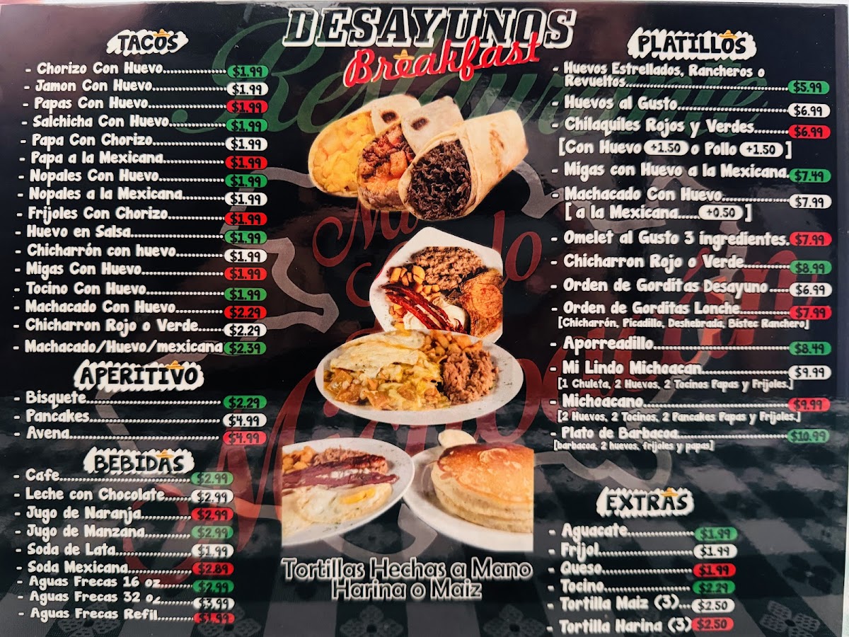 Restaurante Mi lindo Michoacan Photo Menu 1
