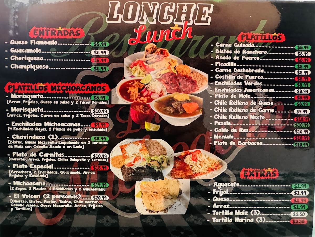 Restaurante Mi lindo Michoacan Photo Menu 2
