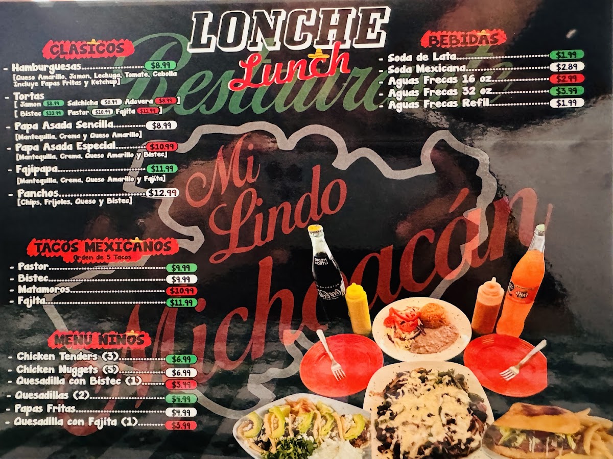 Restaurante Mi lindo Michoacan Photo Menu 3