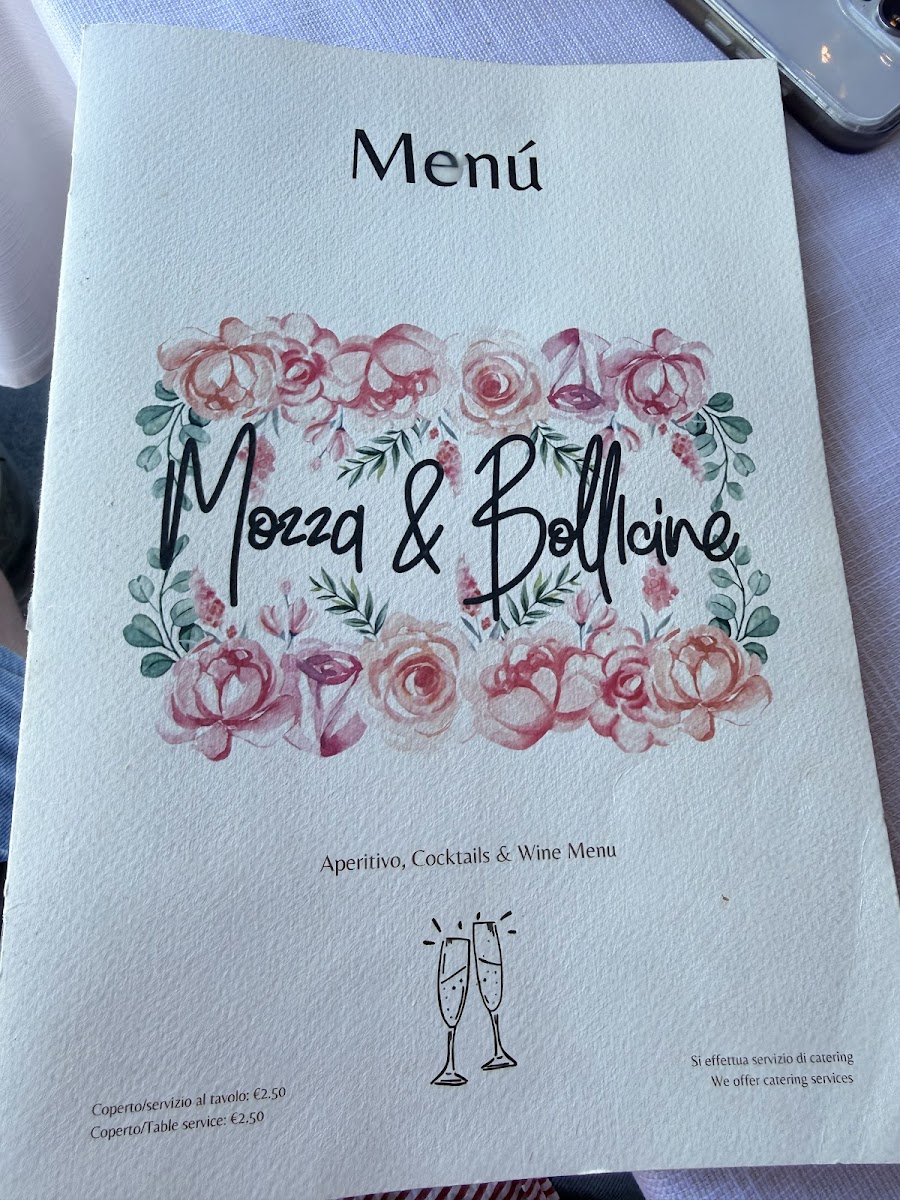Mozza & bollicine Firenze Photo Menu 10