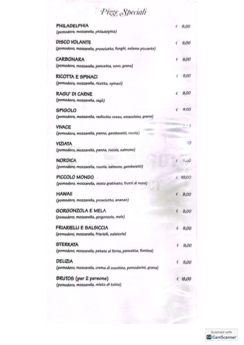 LO SPIGOLO RISTORANTE PIZZERIA Photo Menu 5