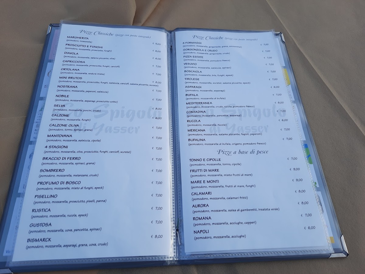 LO SPIGOLO RISTORANTE PIZZERIA Photo Menu 9