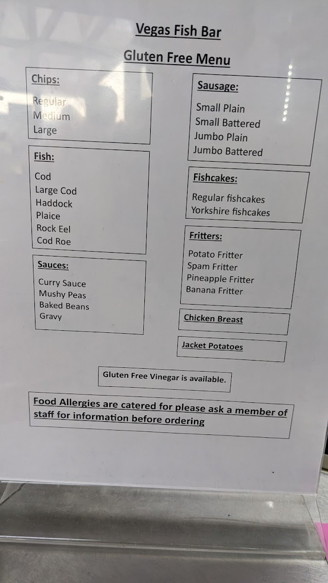 South Beach Vegas Fish Bar Photo Menu 4