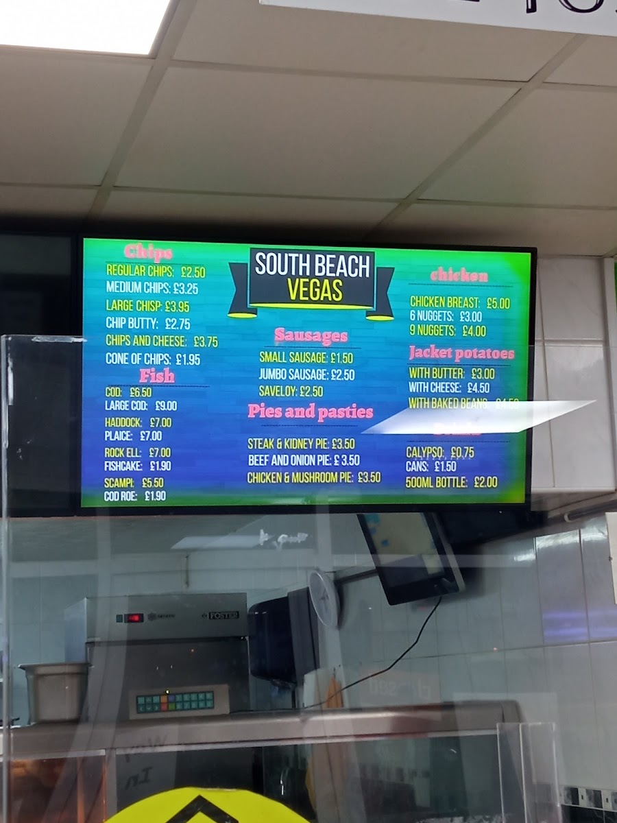 South Beach Vegas Fish Bar Photo Menu 5