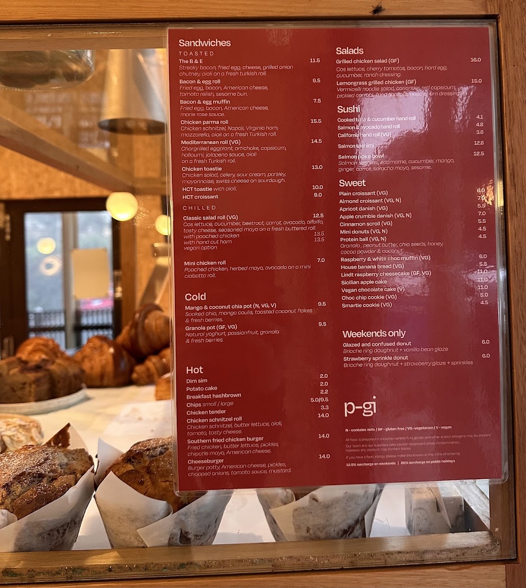 Linger Cafe Photo Menu 1