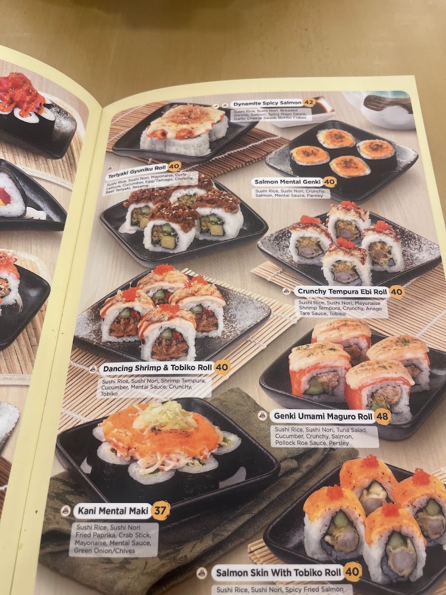 Genki Sushi ICON BALI Photo Menu 2