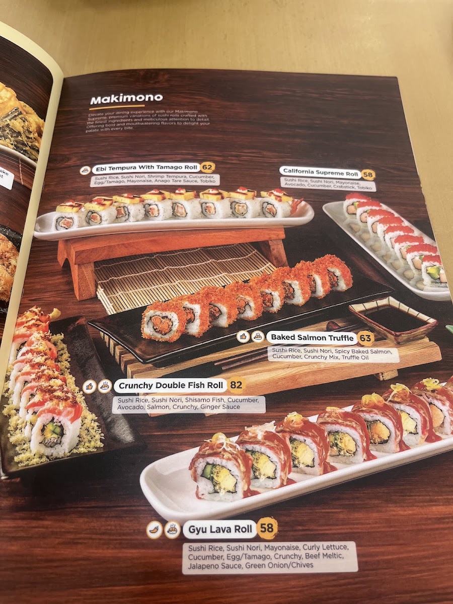 Genki Sushi ICON BALI Photo Menu 7