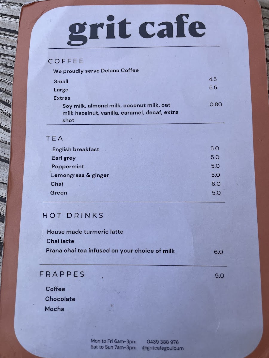 Grit Cafe Photo Menu 10