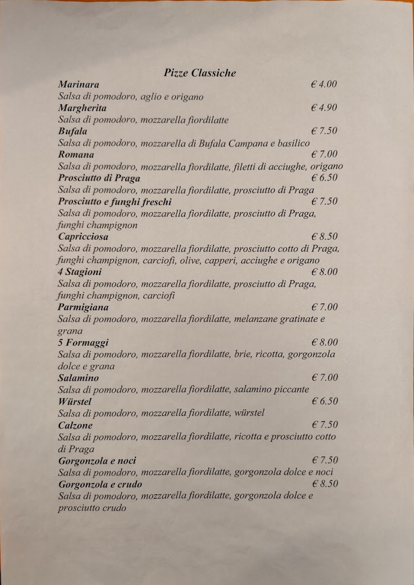 Pizzeria Vecchia Lira San Massimo Photo Menu 1