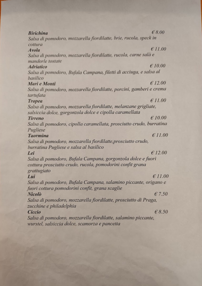 Pizzeria Vecchia Lira San Massimo Photo Menu 2