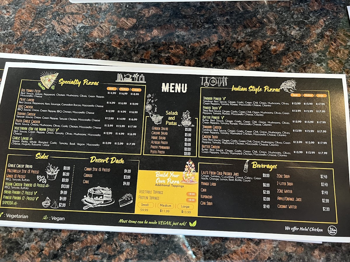 Tandoori Slice Photo Menu 2