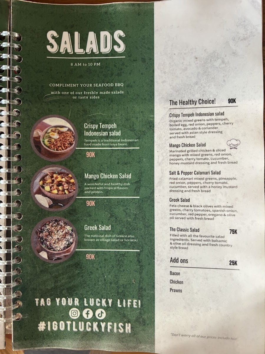 Lucky Fish Lounge Photo Menu 6