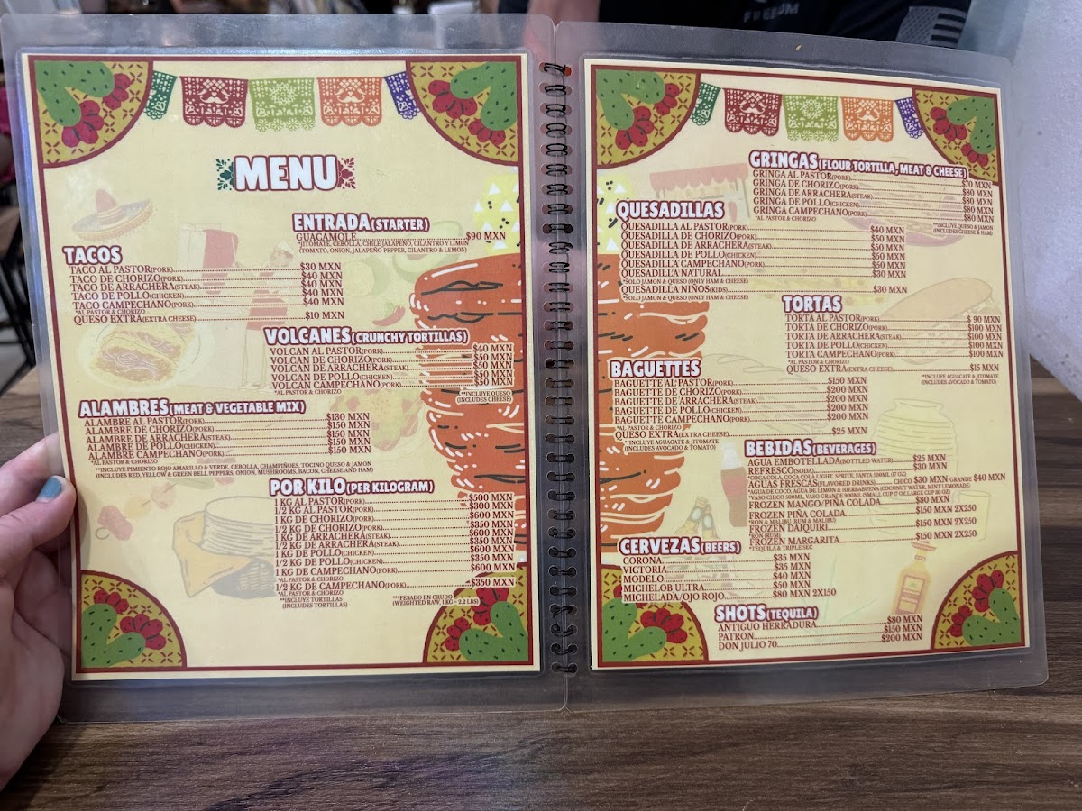Tacos el Tio Noy Photo Menu 3