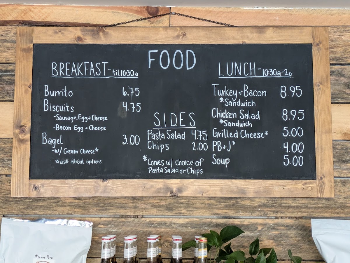 Bokma Coffee Company Photo Menu 3