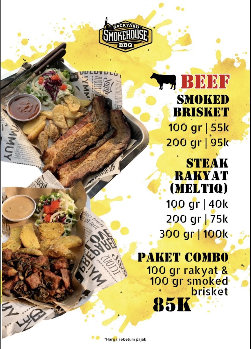 SmokeHouse Bekasi, BBQ & STEAK Photo Menu 2