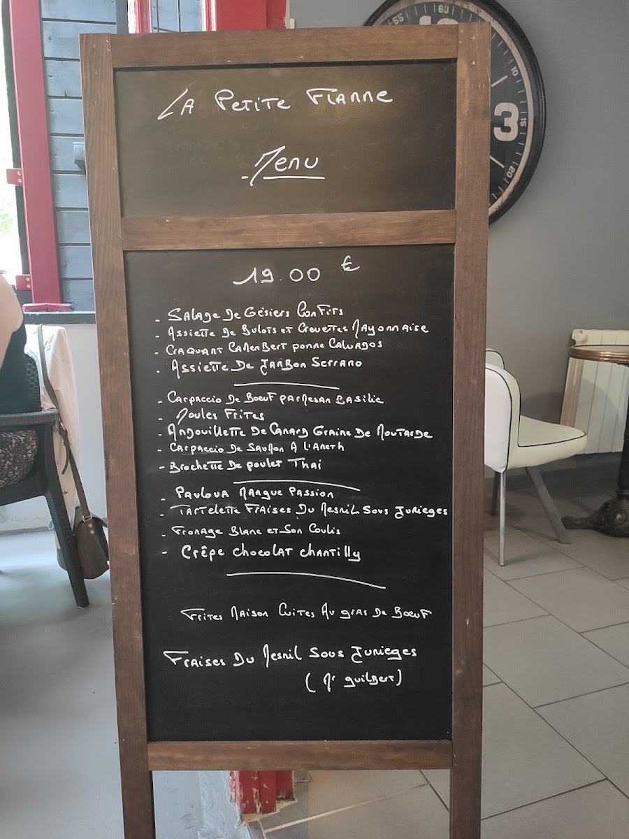 La petite flamme Photo Menu 7