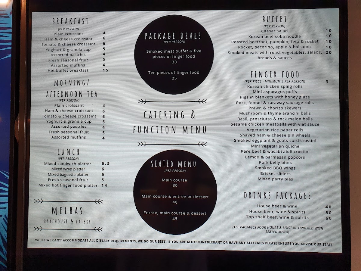 Melba's Bakehouse & Eatery Photo Menu 3
