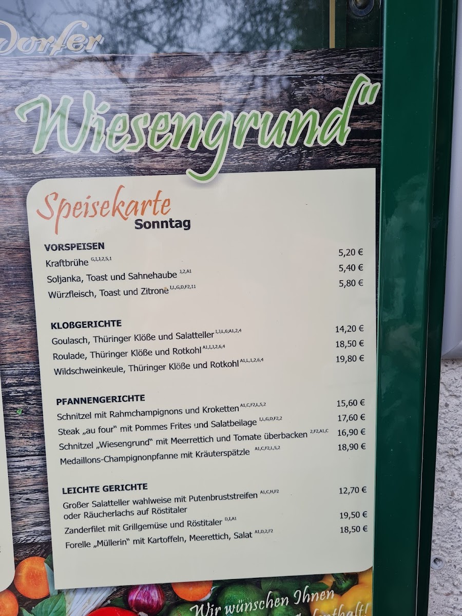 Gasthaus Am Wiesengrund Photo Menu 5