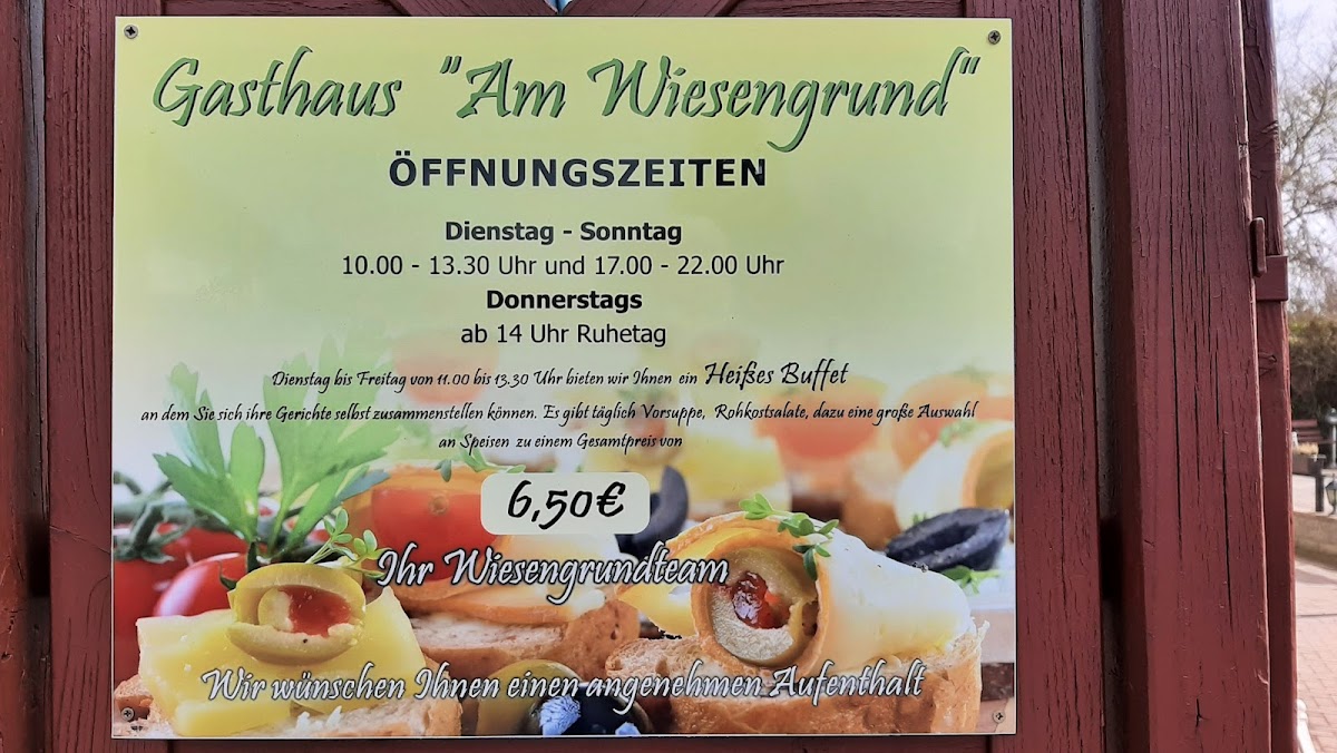 Gasthaus Am Wiesengrund Photo Menu 6
