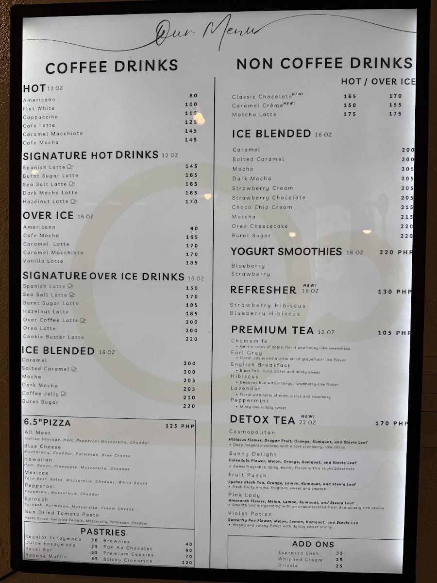 Over Coffee Photo Menu 1