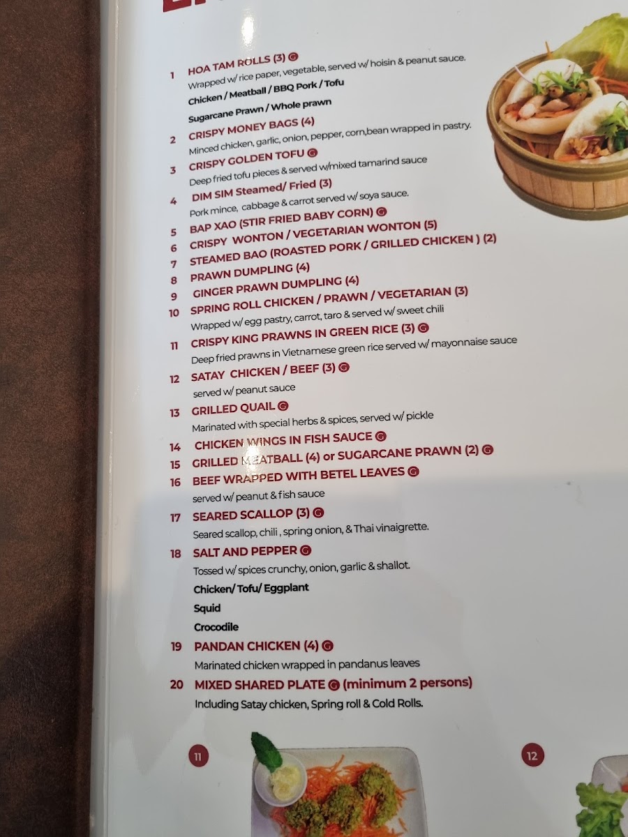 Hoa Tam Photo Menu 1